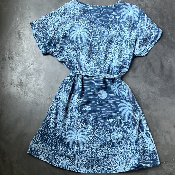 H&M x Desmond & Dempsey Tropical Mini Dress - Picture 6 of 7